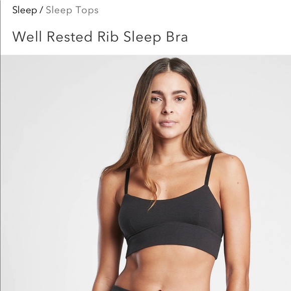 Athleta Well Rested Rib Sleep Bra - Picture 2 of 5